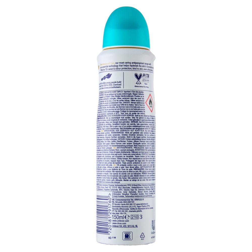 Dove advanced Care go fresh pear & aloe vera scent anti-perspirant 150 ml